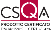 Prodotto certificat CSQA